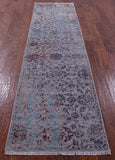 Persian Tabriz Handmade Wool & Silk Runner Rug - 2' 8" X 9' 10" - Golden Nile