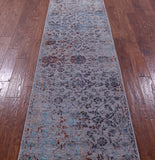 Persian Tabriz Handmade Wool & Silk Runner Rug - 2' 8" X 9' 10" - Golden Nile