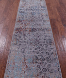 Persian Tabriz Hand Knotted Wool & Silk Runner Rug - 2' 6" X 9' 10" - Golden Nile