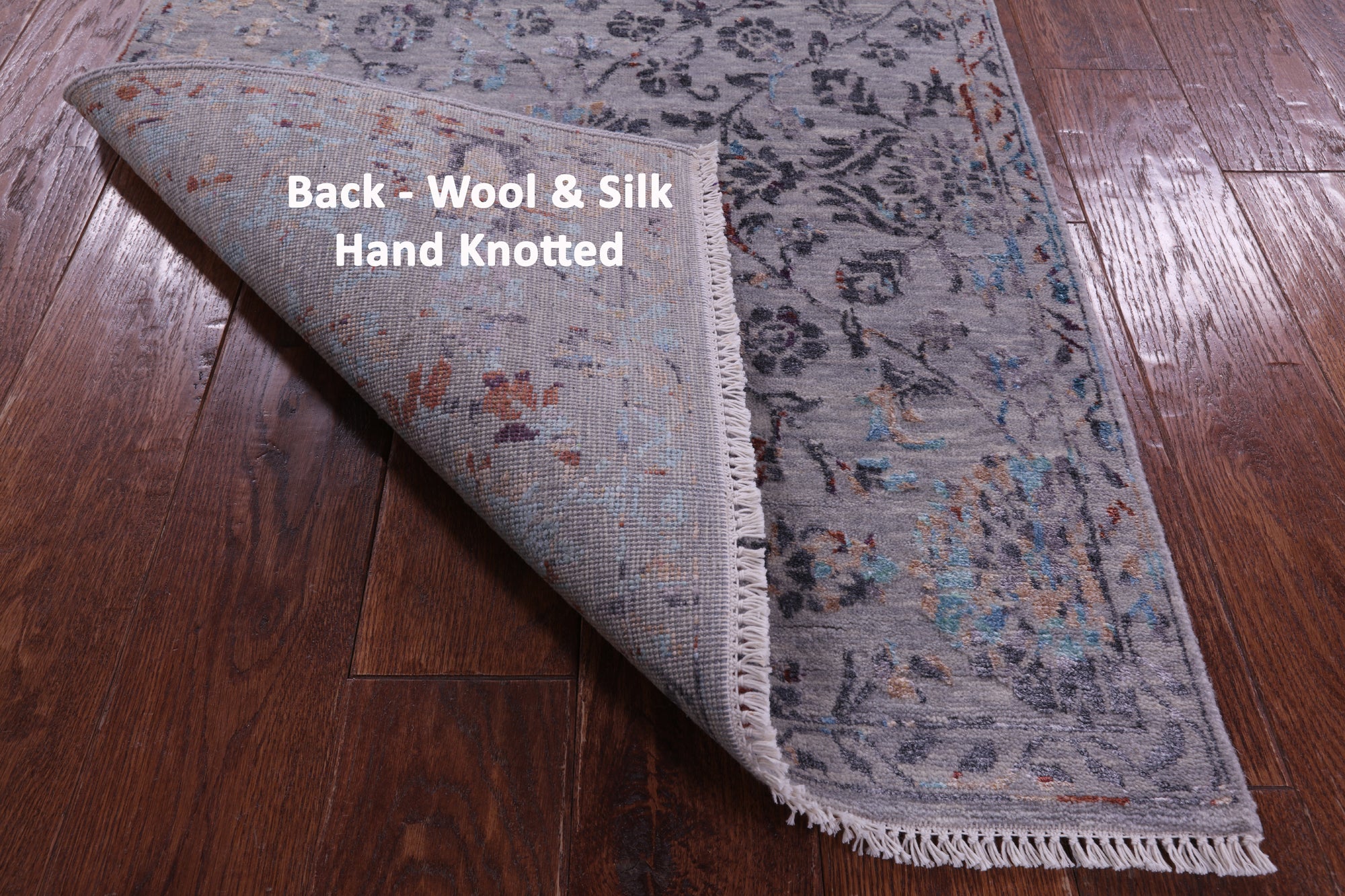 Persian Tabriz Hand Knotted Wool & Silk Runner Rug - 2' 6" X 9' 10" - Golden Nile