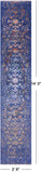 Persian Tabriz Hand Knotted Wool & Silk Runner Rug - 2' 6" X 14' 0" - Golden Nile