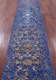 Persian Tabriz Hand Knotted Wool & Silk Runner Rug - 2' 6" X 14' 0" - Golden Nile