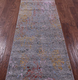 Persian Tabriz Hand Knotted Wool & Silk Runner Rug - 2' 7" X 8' 2" - Golden Nile