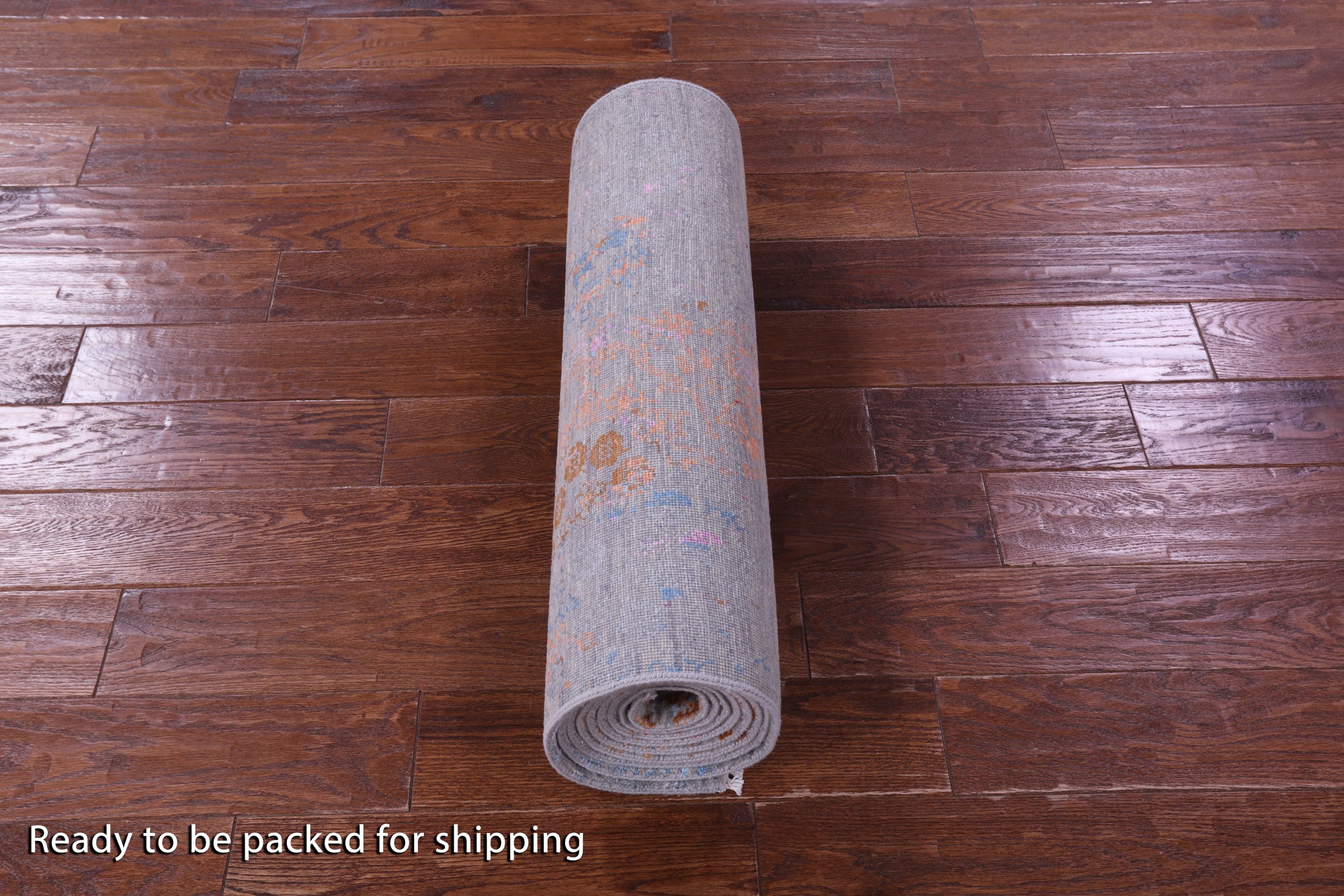 Persian Tabriz Hand Knotted Wool & Silk Runner Rug - 2' 8" X 12' 1" - Golden Nile