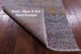 Persian Tabriz Hand Knotted Wool & Silk Runner Rug - 2' 7" X 8' 2" - Golden Nile