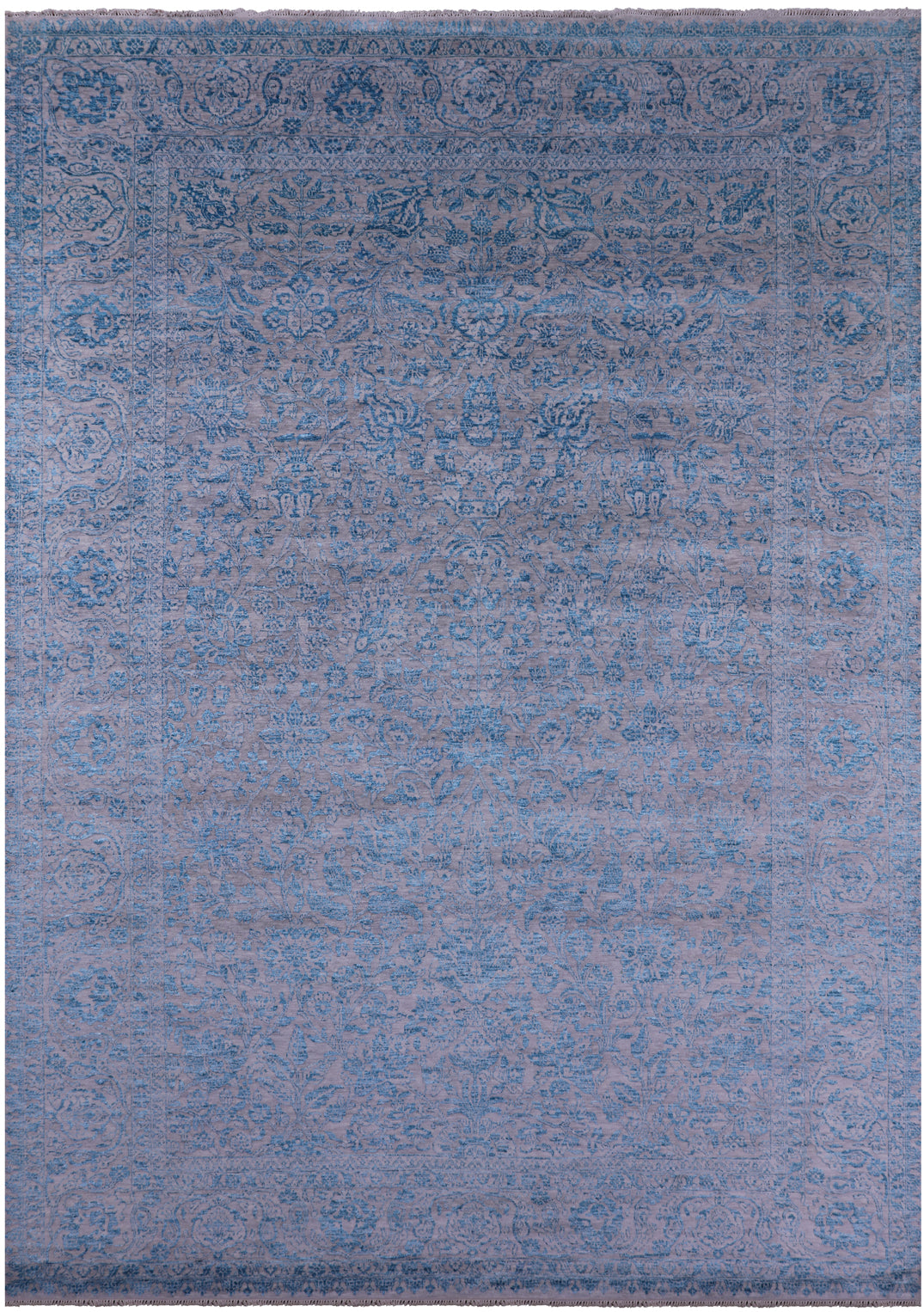 Persian Tabriz Handmade Wool & Silk Rug - 10' 1" X 14' 2" - Golden Nile