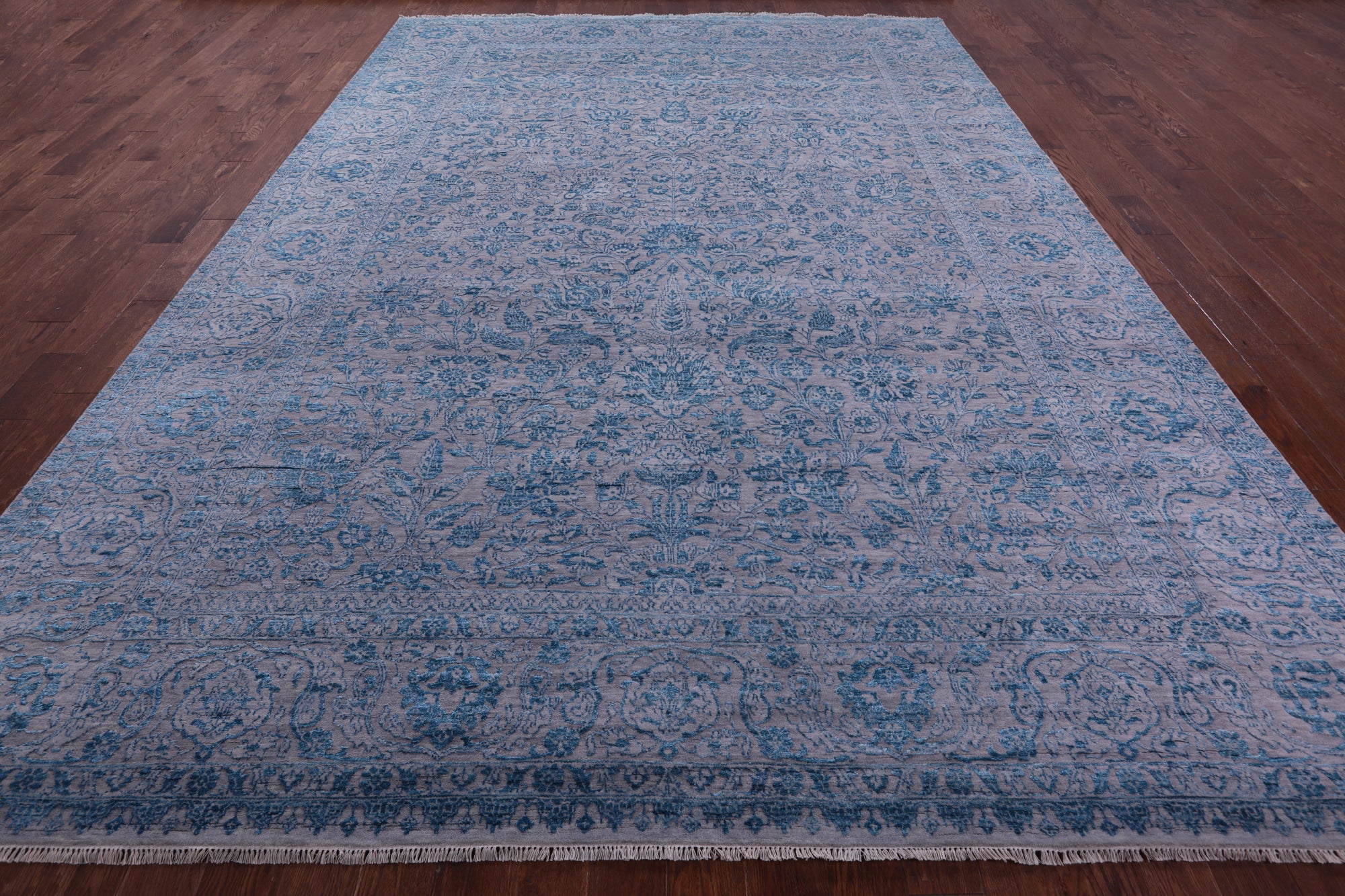 Persian Tabriz Handmade Wool & Silk Rug - 10' 1" X 14' 2" - Golden Nile