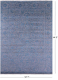 Persian Tabriz Handmade Wool & Silk Rug - 10' 1" X 14' 2" - Golden Nile