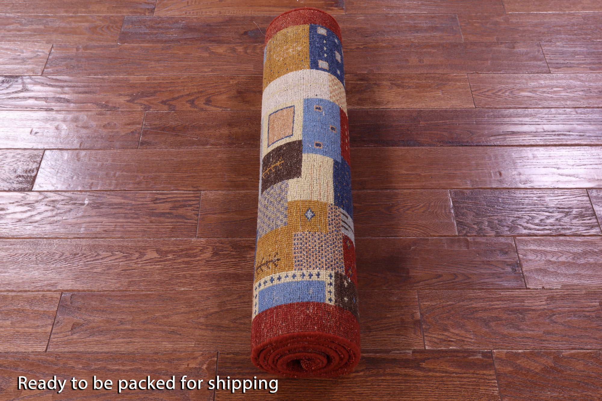 Tribal Persian Gabbeh Hand Knotted Wool Rug - 2' 10" X 5' 4" - Golden Nile