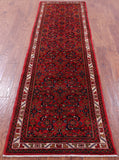 Authentic Persian Hamadan Hand Knotted Wool Runner Rug - 2' 8" X 9' 3" - Golden Nile