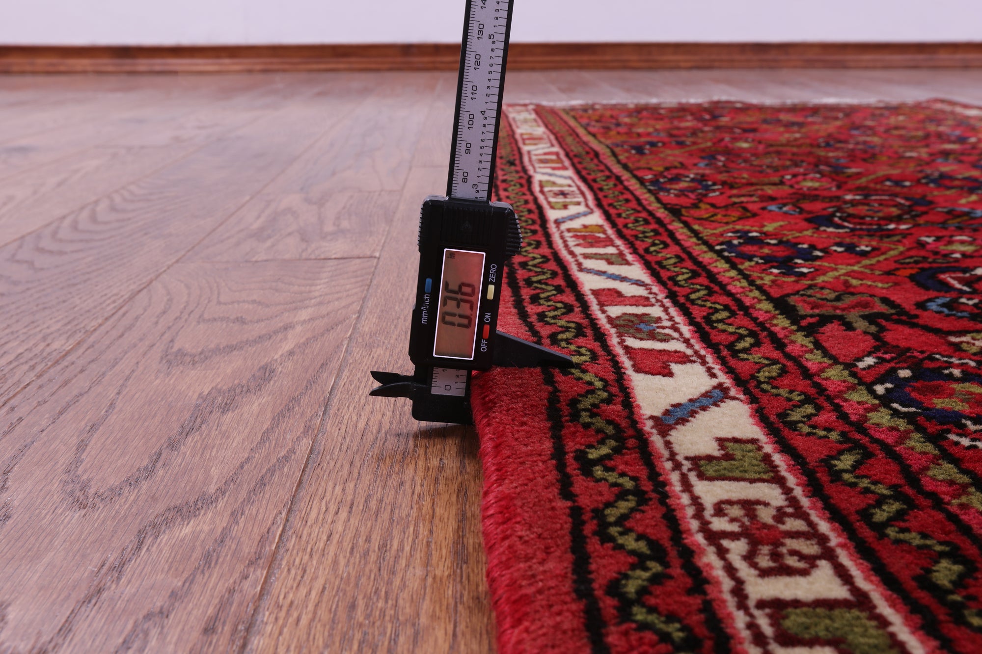 Authentic Persian Hamadan Hand Knotted Wool Runner Rug - 2' 8" X 9' 3" - Golden Nile