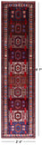 Tribal Persian Hand Knotted Wool on Wool Runner Rug - 2' 4" X 9' 7" - Golden Nile