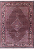 Light Pink/Dark Green Border Persian Tabriz Hand Knotted Wool & Silk Rug - 10' 2" X 14' 4" - Golden Nile