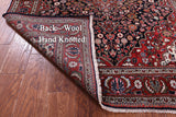 Black Persian Bijar Hand Knotted Wool Rug - 4' 6" X 6' 8" - Golden Nile