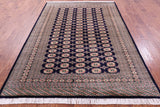 Blue Bokhara Handmade Wool Rug - 6' 3" X 8' 9" - Golden Nile