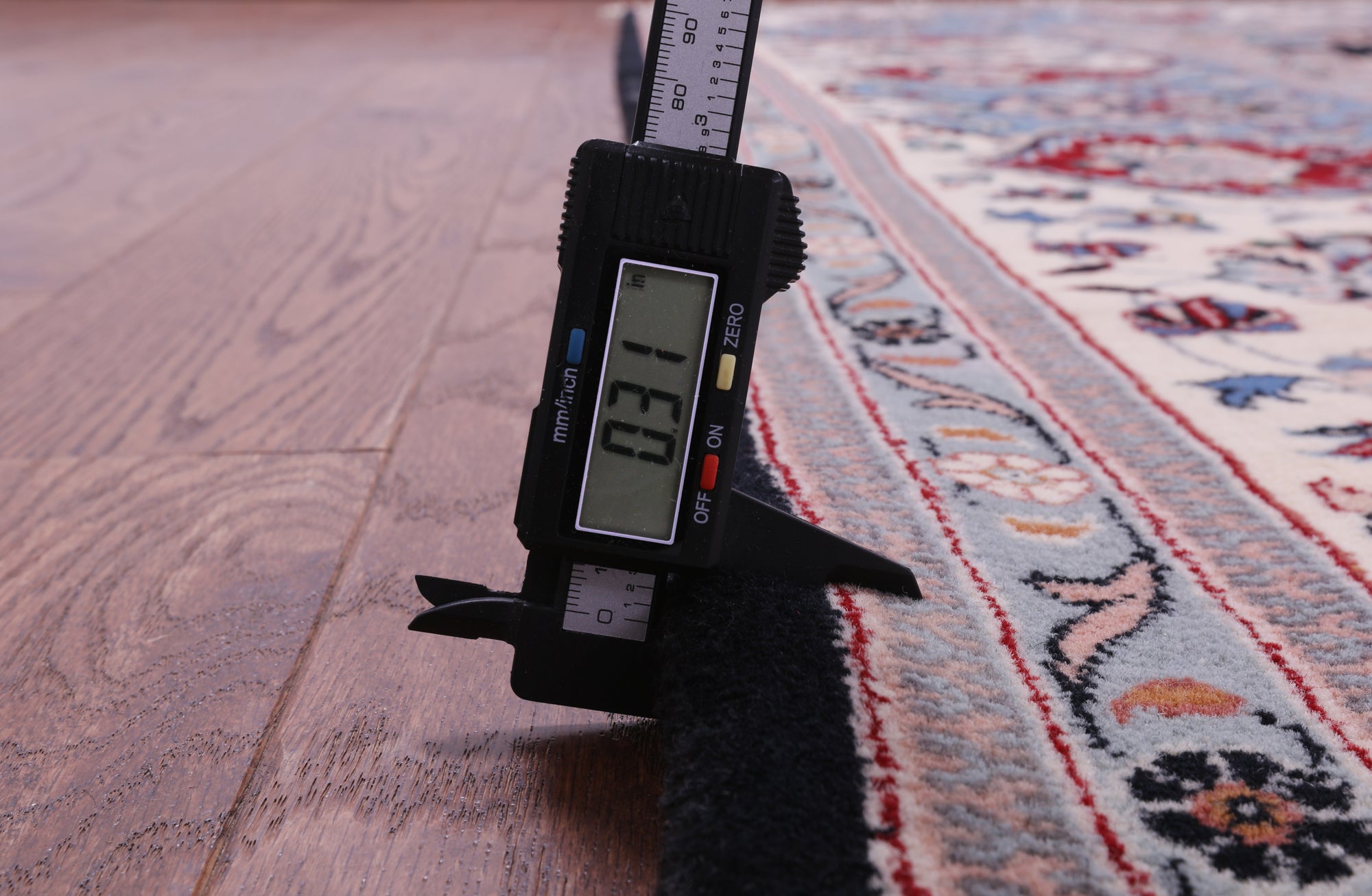 Black Persian Tabriz Handmade Wool Rug - 11' 11" X 15' 5" - Golden Nile