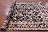 Black Persian Tabriz Handmade Wool Rug - 8' 2" X 10' 0" - Golden Nile