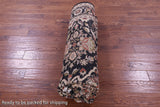 Black Persian Tabriz Handmade Wool Rug - 8' 2" X 10' 0" - Golden Nile