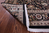 Black Persian Tabriz Handmade Wool Rug - 8' 2" X 10' 0" - Golden Nile