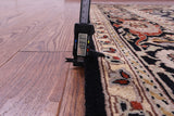 Black Persian Tabriz Handmade Wool Rug - 8' 2" X 10' 0" - Golden Nile