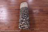 Black Persian Ziegler Hand Knotted Wool Rug - 8' 0" X 10' 1" - Golden Nile