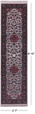 Ivory Persian Tabriz Hand Knotted Wool & Silk Runner Rug - 2' 7" X 9' 10" - Golden Nile