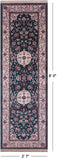 Green Persian Tabriz Handmade Wool Runner Rug - 2' 7" X 8' 0" - Golden Nile