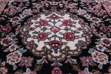 Black Persian Tabriz Handmade Wool Runner Rug - 2' 7" X 9' 10" - Golden Nile