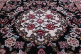 Black Persian Tabriz Handmade Wool Runner Rug - 2' 7" X 9' 10" - Golden Nile