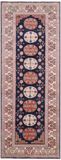 Blue Persian Tabriz Handmade Wool Runner Rug - 2' 11" X 7' 10" - Golden Nile