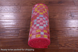 Pink Tribal Moroccan Handmade Wool Runner Rug - 1' 6" X 9' 9" - Golden Nile