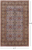 Persian Kashan Hand Knotted Wool Rug - 4' 7" X 7' 0" - Golden Nile