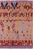Tribal Moroccan Handmade Wool Rug - 4' 4" X 6' 0" - Golden Nile
