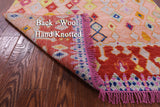 Tribal Moroccan Handmade Wool Rug - 4' 4" X 6' 0" - Golden Nile