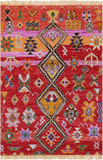 Tribal Moroccan Handmade Wool Rug - 4' 1" X 6' 0" - Golden Nile