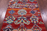 Tribal Moroccan Handmade Wool Rug - 4' 1" X 5' 11" - Golden Nile