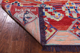 Tribal Moroccan Handmade Wool Rug - 4' 1" X 5' 11" - Golden Nile