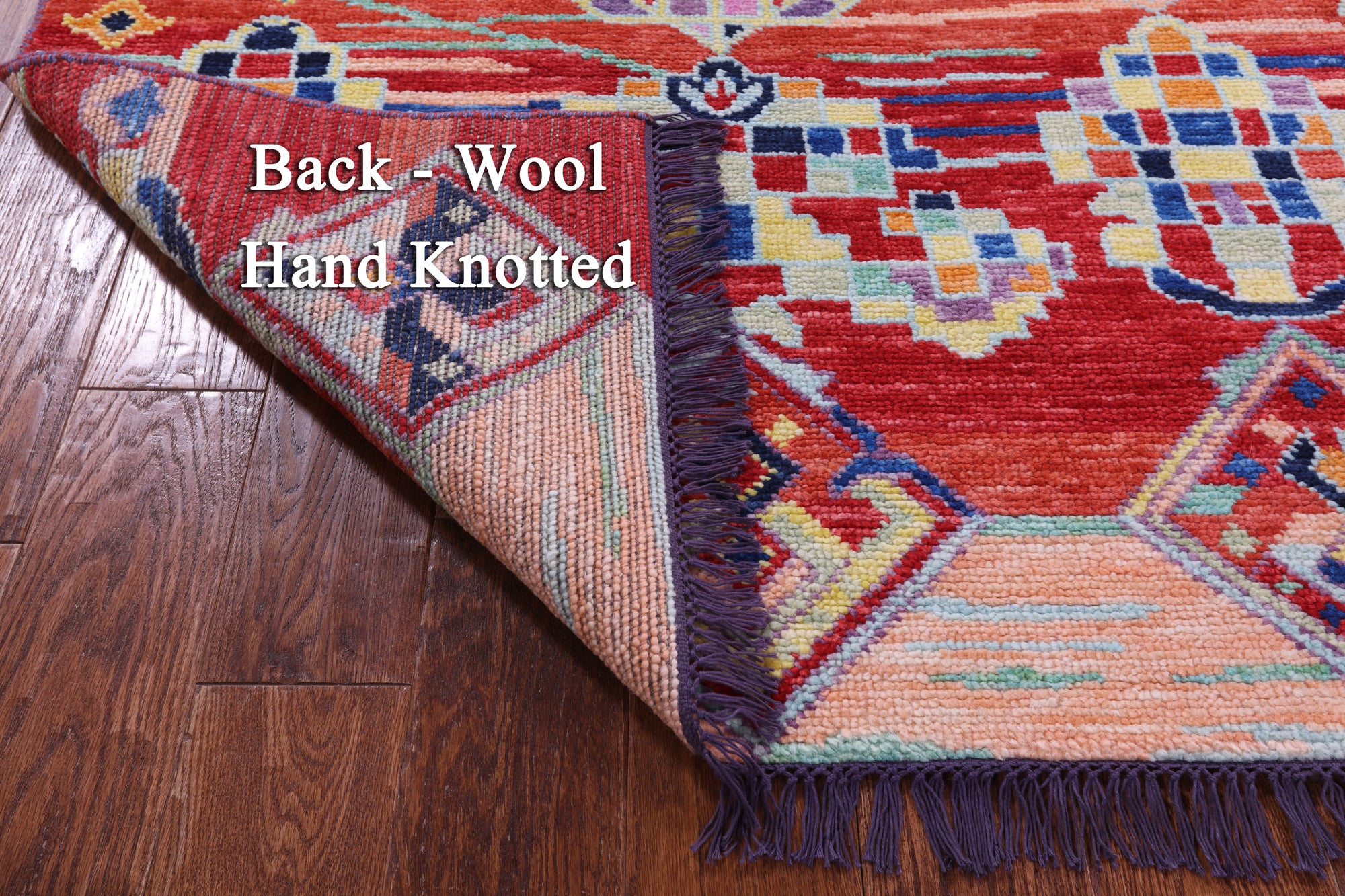 Tribal Moroccan Handmade Wool Rug - 4' 1" X 5' 11" - Golden Nile