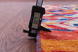 Tribal Moroccan Handmade Wool Rug - 4' 1" X 5' 11" - Golden Nile