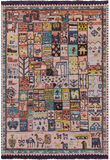 Tribal Moroccan Hand-Knotted Wool Rug - 4' 1" X 6' 0" - Golden Nile