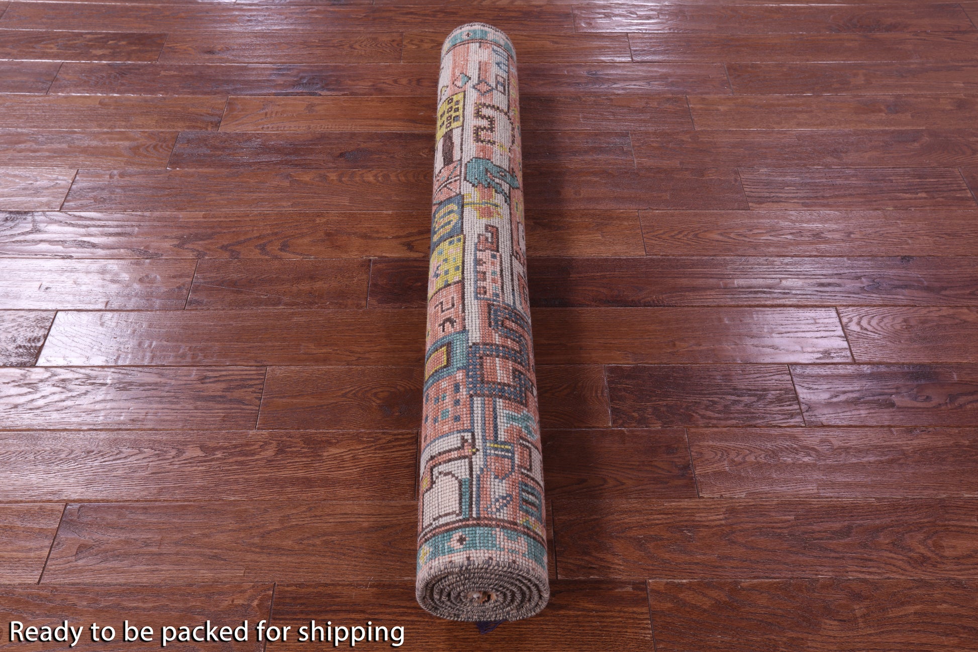 Tribal Moroccan Hand-Knotted Wool Rug - 4' 1" X 6' 0" - Golden Nile