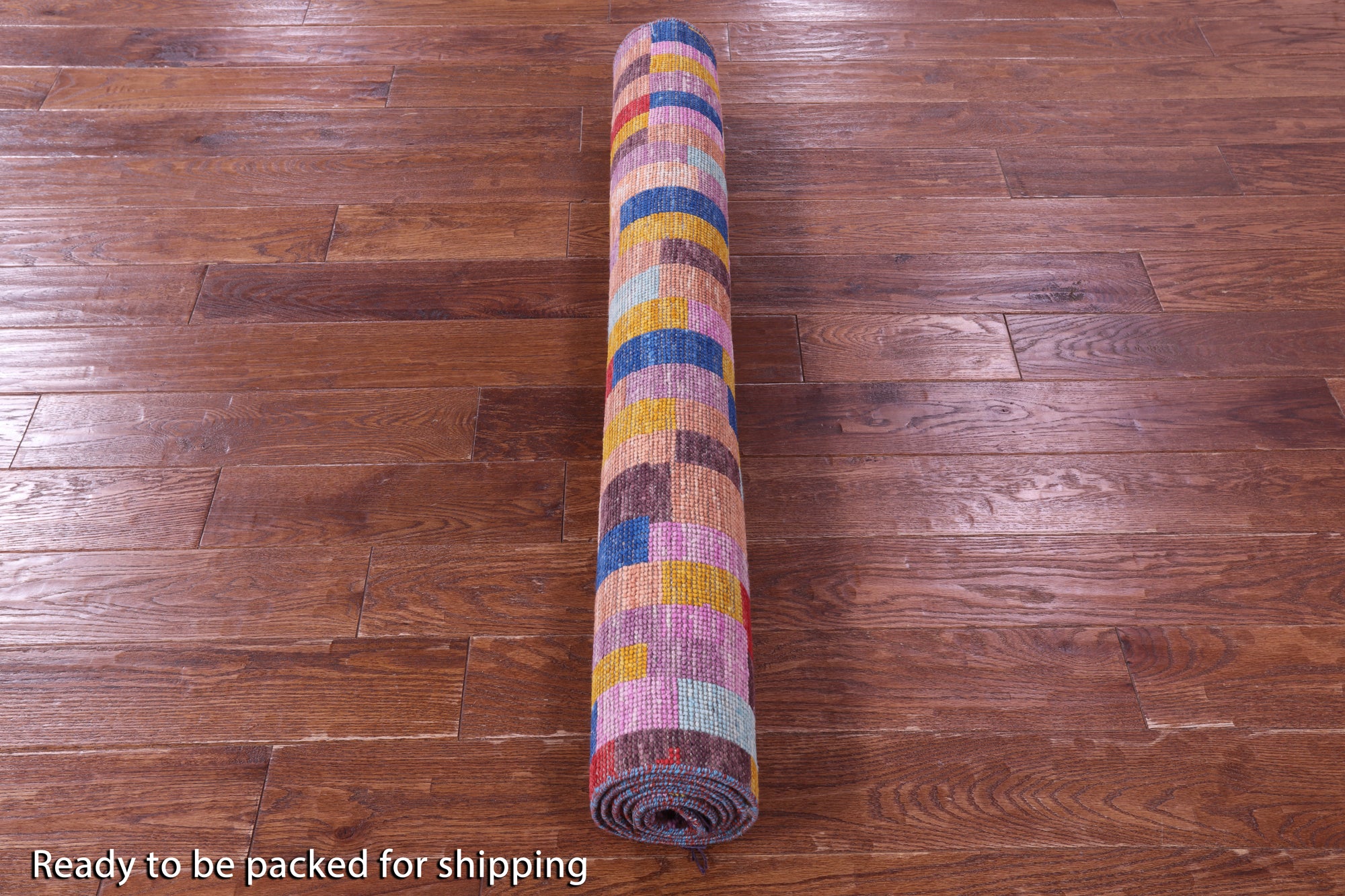 Tribal Moroccan Hand-Knotted Wool Rug - 4' 1" X 5' 11" - Golden Nile