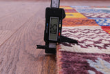 Tribal Moroccan Hand Knotted Wool Rug - 4' 1" X 6' 1" - Golden Nile