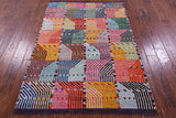 Tribal Moroccan Handmade Wool Rug - 4' 1" X 5' 10" - Golden Nile