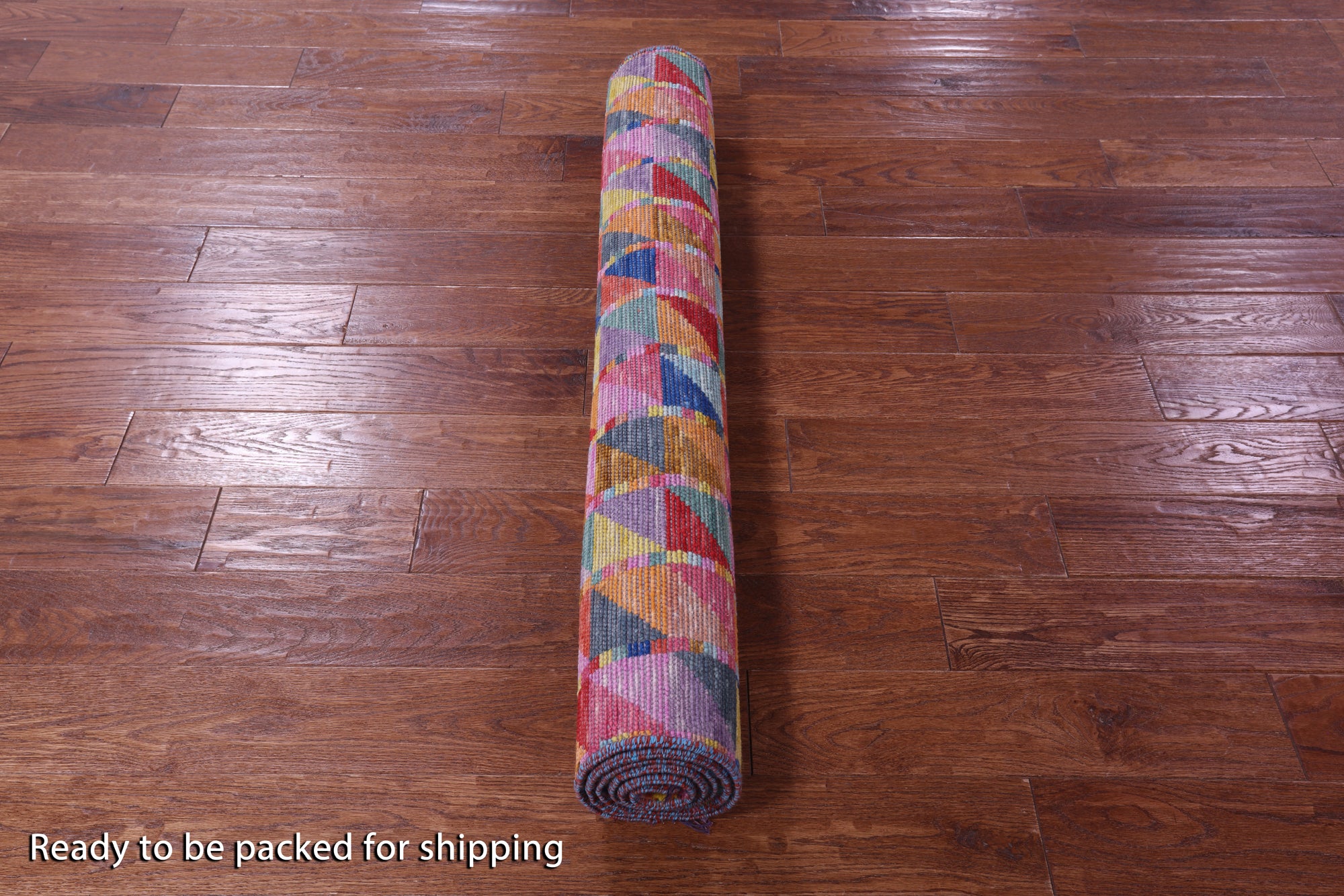 Tribal Moroccan Hand-Knotted Wool Rug - 4' 0" X 5' 10" - Golden Nile