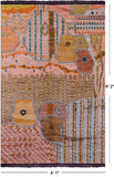 Tribal Moroccan Handmade Wool Rug - 4' 1" X 6' 2" - Golden Nile