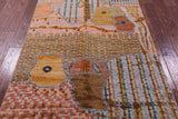 Tribal Moroccan Handmade Wool Rug - 4' 1" X 6' 2" - Golden Nile