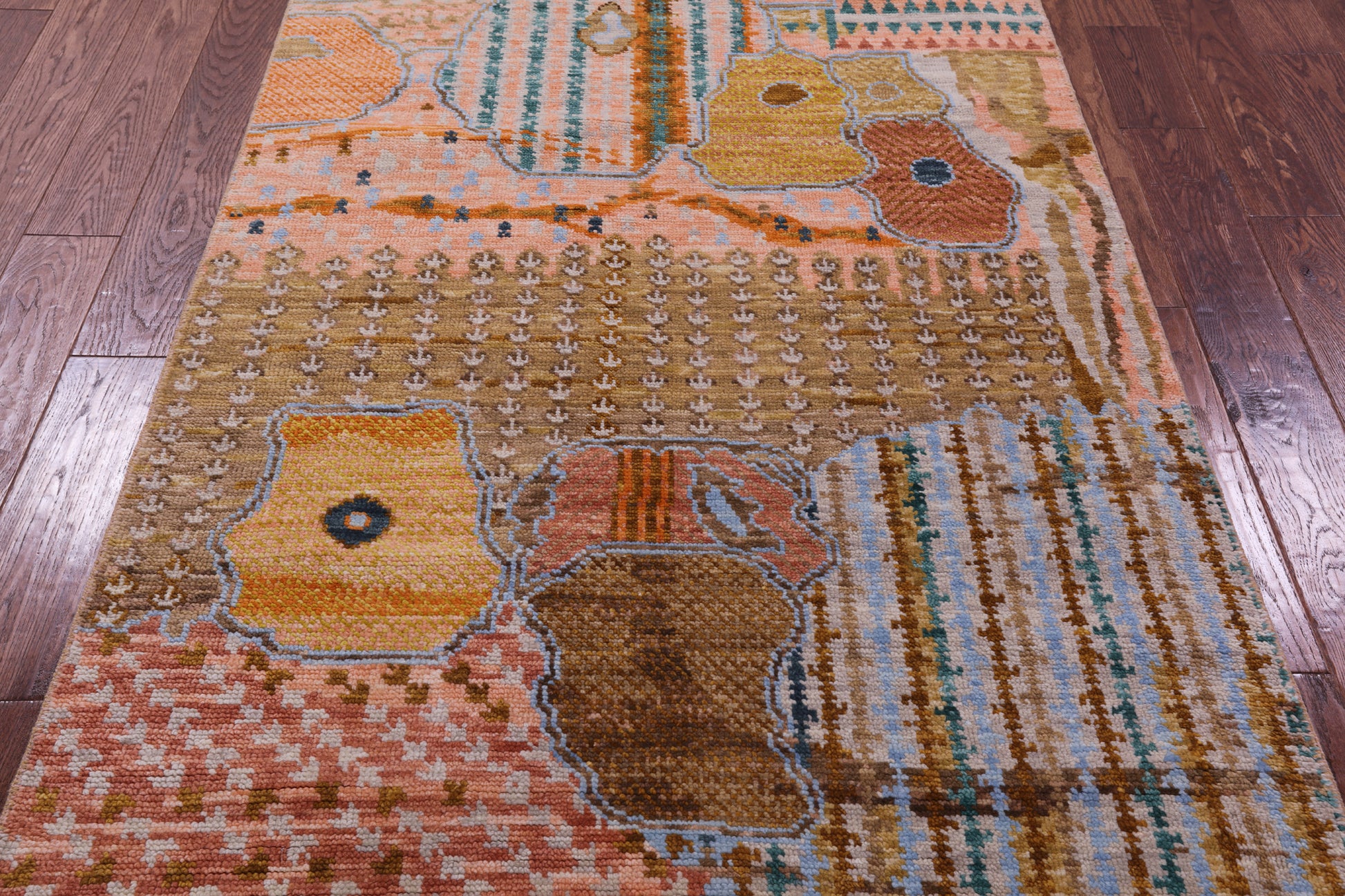 Tribal Moroccan Handmade Wool Rug - 4' 1" X 6' 2" - Golden Nile