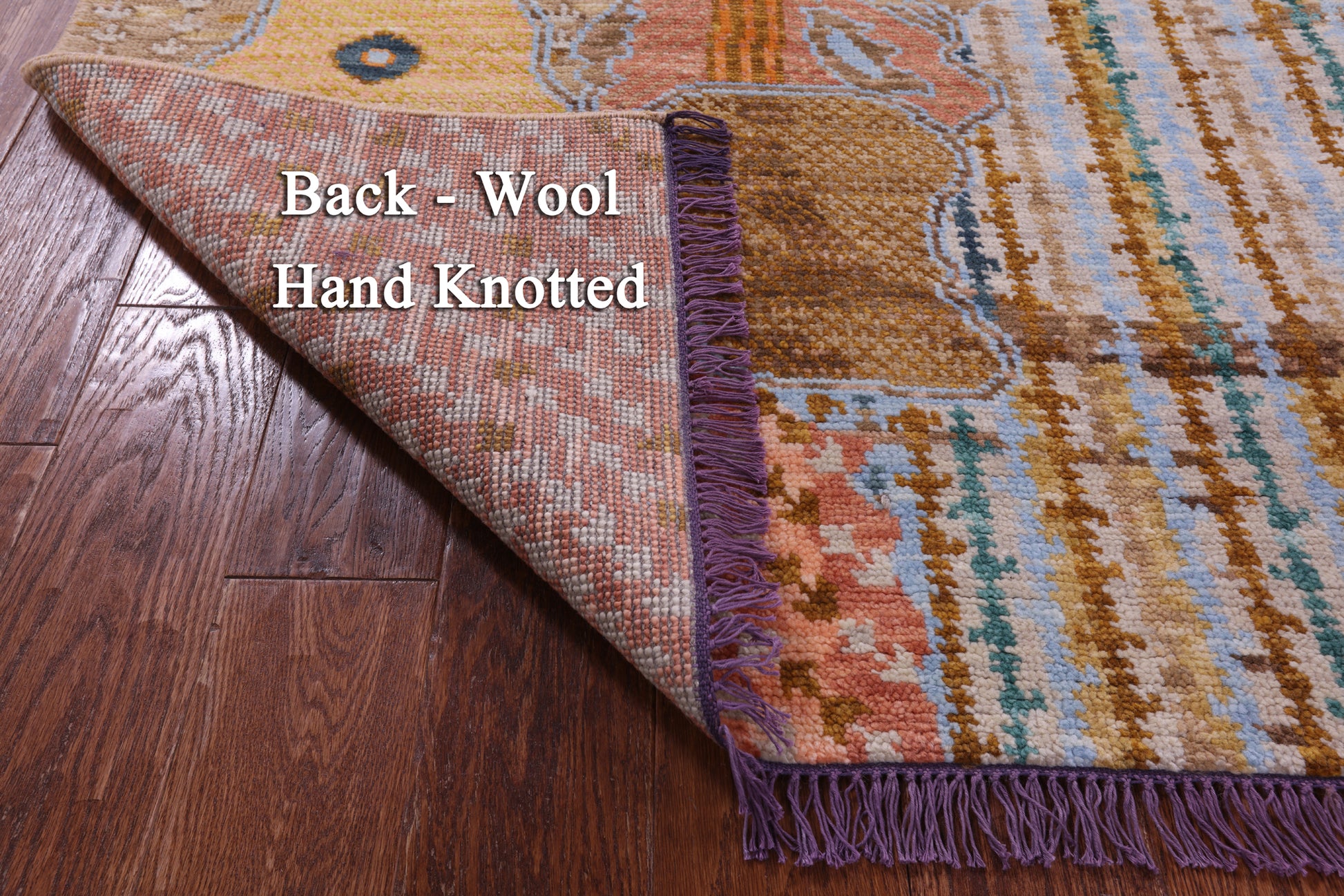 Tribal Moroccan Handmade Wool Rug - 4' 1" X 6' 2" - Golden Nile