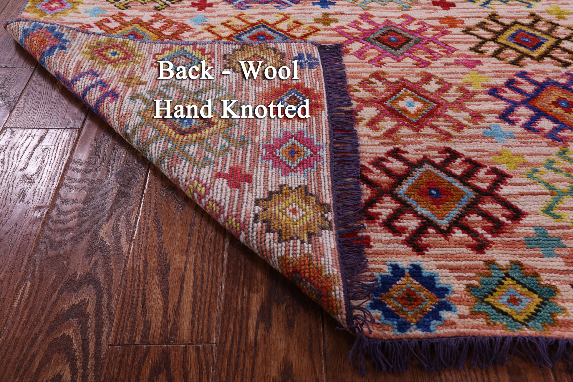 Tribal Moroccan Handmade Wool Rug - 4' 3" X 6' 0" - Golden Nile